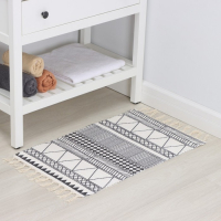 Коврик Доляна &laquo;Индиго&raquo;, 47&times;80 см, цвет чёрно-белый