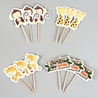 Шпажки &laquo;Сафари&raquo;, в наборе 12 штук