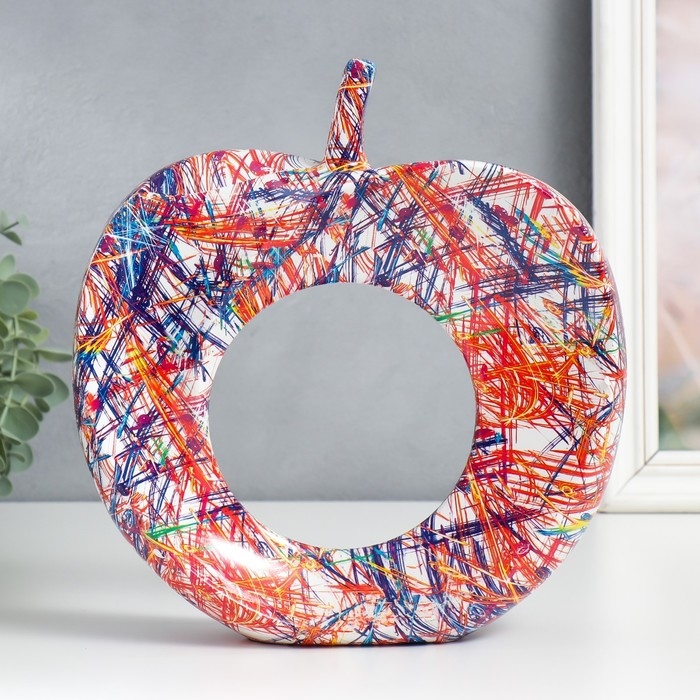 Сувенир полистоун Сувенир полистоун "Яблоко. Цветные карандаши" 6,5х25х26 см