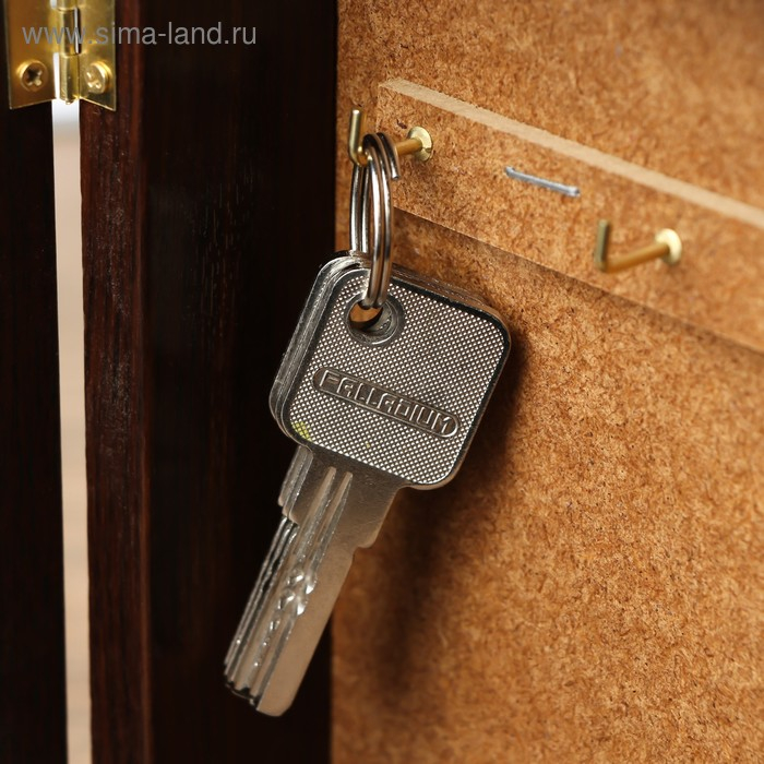 Ключница "Листья" венге 15х21 см МИКС