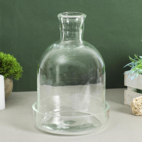 Ваза "Мини-флорариум" 28х18 см, 3л 2286 прозрачная Ваза "Мини-флорариум" 28х18 см, 3л 2286 прозрачная