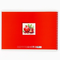 Альбом для рисования А4 32 листа на пружине &laquo;1 сентября: Гранат&raquo;