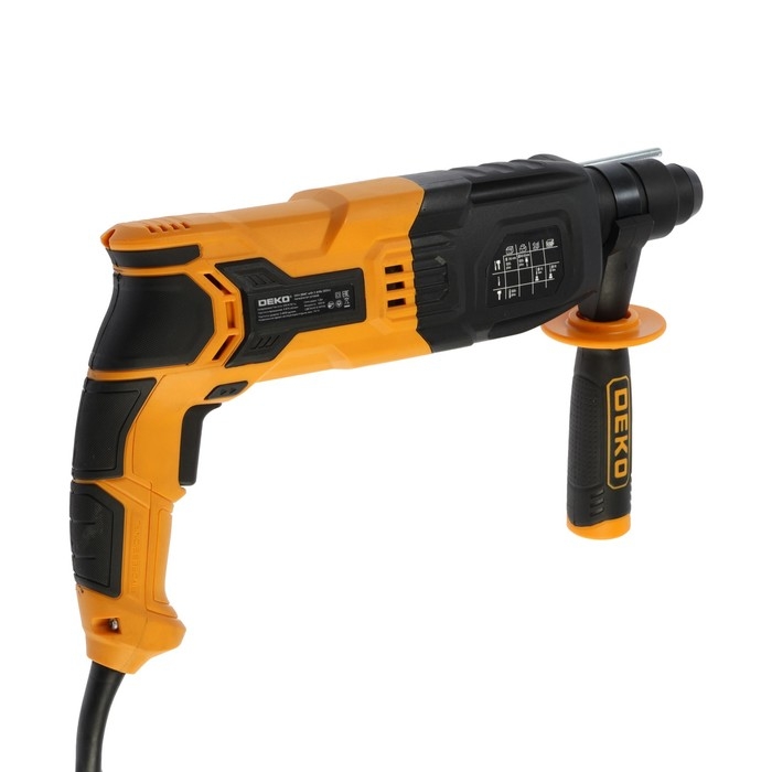 Перфоратор DEKO DKH, 850 Вт, SDS+, 4850 уд/мин, 3 Дж, кейс, набор из 5 буров Перфоратор DEKO DKH, 850 Вт, SDS+, 4850 уд/мин, 3 Дж, кейс, набор из 5 буров