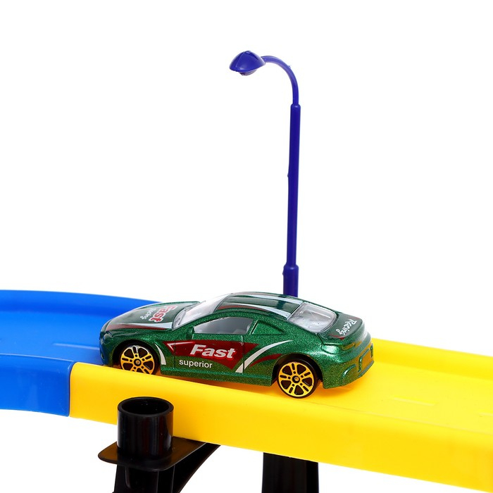 Гараж «Мегапаркинг», 3 металлические машины, аксессуары Гараж «Мегапаркинг», 3 металлические машины, аксессуары