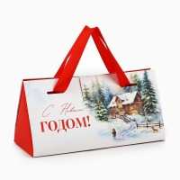 Коробка подарочная &laquo;С Новым годом!&raquo;, 24 х 11.5 х 9.5, Новый год