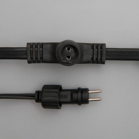 Гирлянда &laquo;Занавес&raquo; 2 &times; 9 м, IP44, УМС, тёмная нить, 1800 LED, свечение синее, 220 В