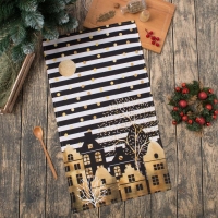 Полотенце «Этель: Город», 40 × 67 см, 100 % хлопок, саржа, 190 г/м² Полотенце «Этель: Город», 40 × 67 см, 100 % хлопок, саржа, 190 г/м²