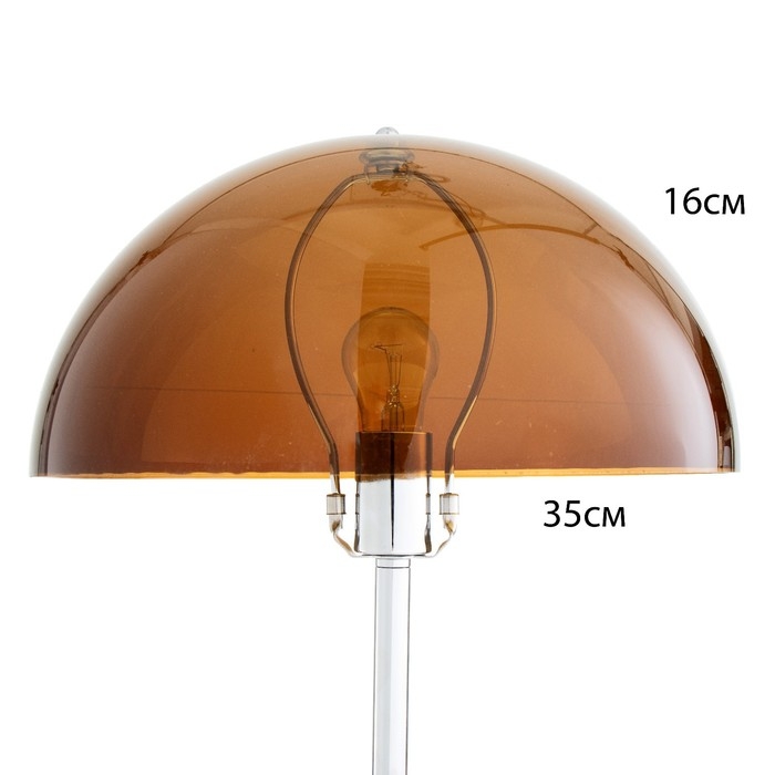 Торшер Торшер "Байхаус" Е27 15Вт коричневый 35х35х150см