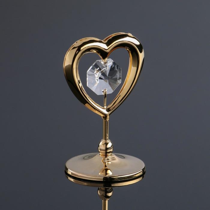 Сувенир &laquo;Сердце" мини, с кристаллами
