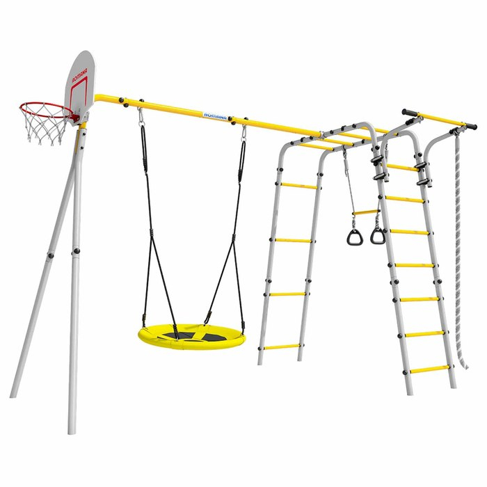 Детский спортивный комплекс уличный «Акробат 2», качели гнездо Детский спортивный комплекс уличный «Акробат 2», качели гнездо