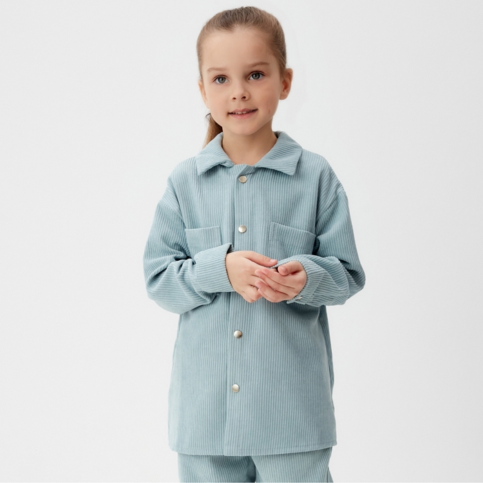 Костюм детский KAFTAN Костюм детский KAFTAN "Velvet", р. 30 (98-104), голубой