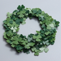 Лиана искусственная для декора &laquo;Листья клевера&raquo;, 3 метра, 13 &times; 13 &times; 2 см