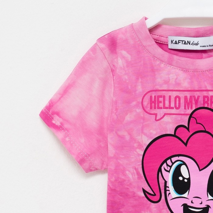 Футболка для девочки &laquo;Пинки Пай&raquo;, My Little Pony, &laquo;Тай-дай&raquo;, рост 98-104 см