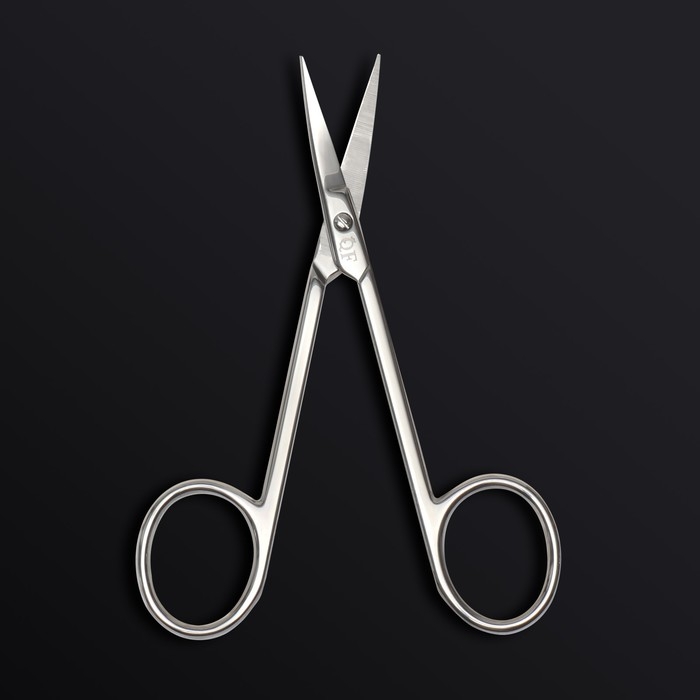 Ножницы маникюрные «Premium», загнутые, узкие, 10,5 см, на блистере, цвет серебристый Ножницы маникюрные «Premium», загнутые, узкие, 10,5 см, на блистере, цвет серебристый