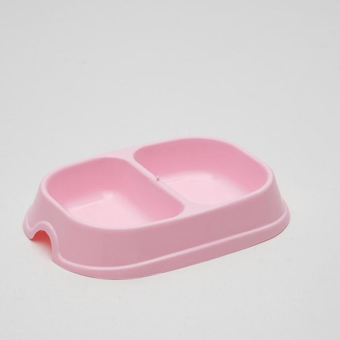 Миска 2 х 200 мл, розовая Миска 2 х 200 мл, розовая