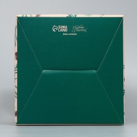 Коробка кондитерская с окном, сундук, «С Новым годом!» 20 х 20 х 20 см, Новый год Коробка кондитерская с окном, сундук, «С Новым годом!» 20 х 20 х 20 см, Новый год