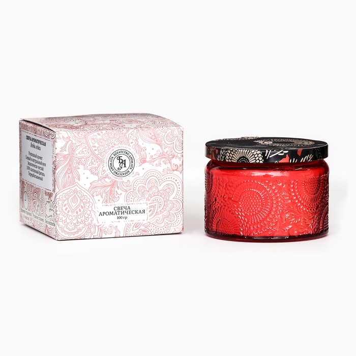 Свеча ароматическая в банке Свеча ароматическая в банке "GOJI BERRIES", 5х7 см, ягоды годжи