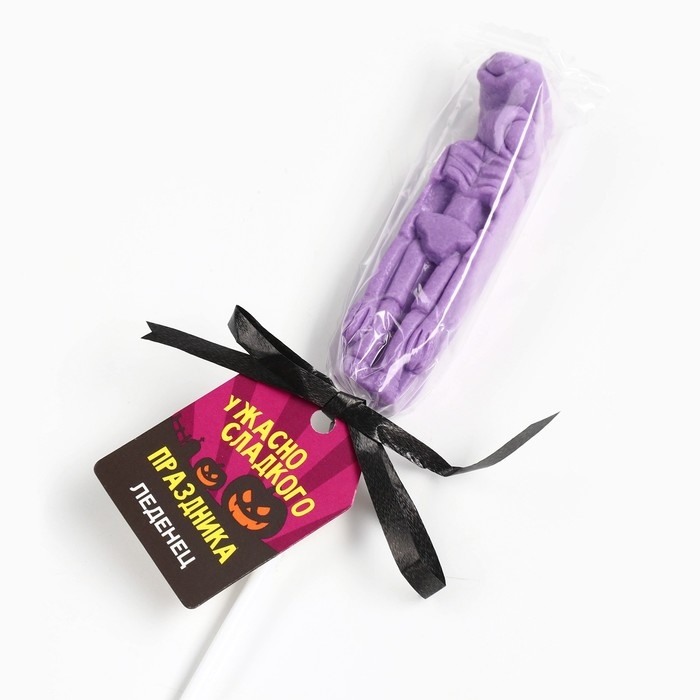 Хэллоуин Леденец на палочке, хэллоуин, со вкусом клубники &laquo;Ужасно сладко&raquo;, 22 г