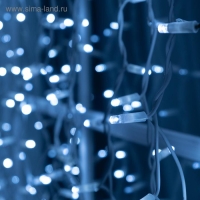 Гирлянда "Занавес" 2 х 1.5 м , IP65, УМС, белая нить каучук, 300 LED, свечение белое, 220 В Гирлянда "Занавес" 2 х 1.5 м , IP65, УМС, белая нить каучук, 300 LED, свечение белое, 220 В