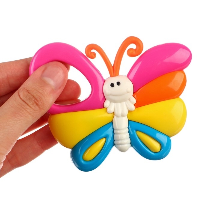 Набор погремушек &laquo;Барашек и Бабочка&raquo;, 2 шт, Крошка