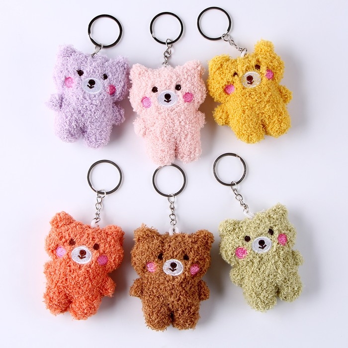 Брелок «Медвежонок», 8 см, цвет МИКС Брелок «Медвежонок», 8 см, цвет МИКС