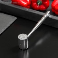 Молоток для мяса Доляна &laquo;Саган&raquo;, 20 см, 148 гр, цвет серебристый