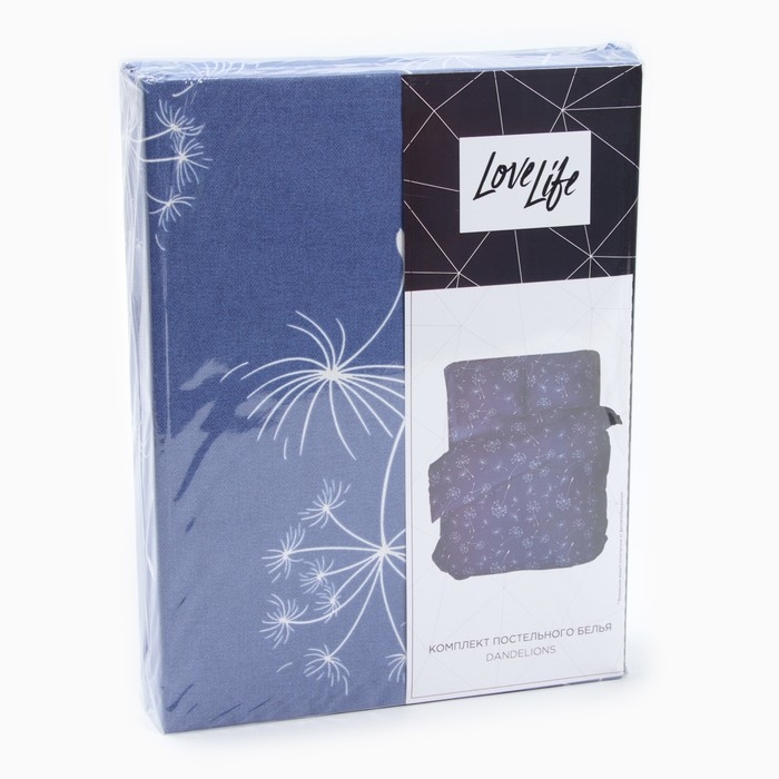 Постельное бельё LoveLife 2 сп Постельное бельё LoveLife 2 сп "Dandelions" 175х215см, 210х220см, 50х70см-2шт, 100% хл, бязь, 125г/м2