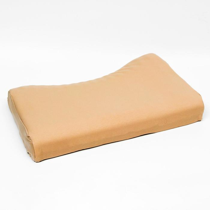 Подушка ортопедическая НТ-ПС-07 Подушка ортопедическая НТ-ПС-07 "Массажная", для взрослых, с эффектом памяти и выемкой под плечо, 55x36 см, валики 10/7 см