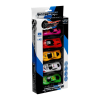 Набор металлических машинок «Спорткар», 5 штук Набор металлических машинок «Спорткар», 5 штук