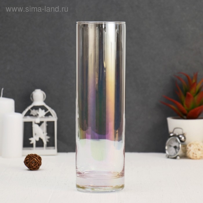 Ваза Ваза "Радуга" h-26.5см, d-7.5см