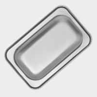 Гастроемкость 1/9 из нержавеющей стали, 65 мм, 17,6&times;11,2&times;6,5 см, толщина 0,8 мм