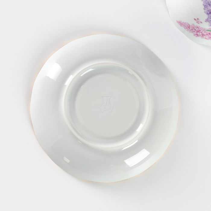 Чайная пара «Сирень», 300 мл, блюдце d=15 см Чайная пара «Сирень», 300 мл, блюдце d=15 см