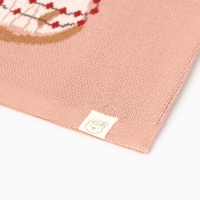 Джемпер вязаный Крошка Я "Зимний котик" рост 68-74 см