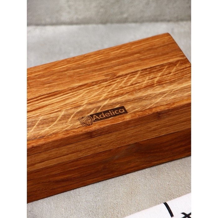 Подставка - органайзер Adelica, 4 секции, дуб Подставка - органайзер Adelica, 4 секции, дуб