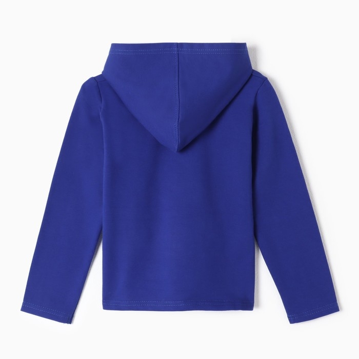 Толстовка для мальчиков, цвет тёмно-синий, рост 98 см