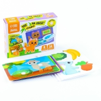 Развивающая игра на липучках «Изучаем животных. Кто что ест?» Развивающая игра на липучках «Изучаем животных. Кто что ест?»