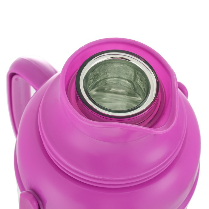 Термос 2 л, со стеклянной колбой 18 х 39 см, фиолетовый Термос 2 л, со стеклянной колбой 18 х 39 см, фиолетовый