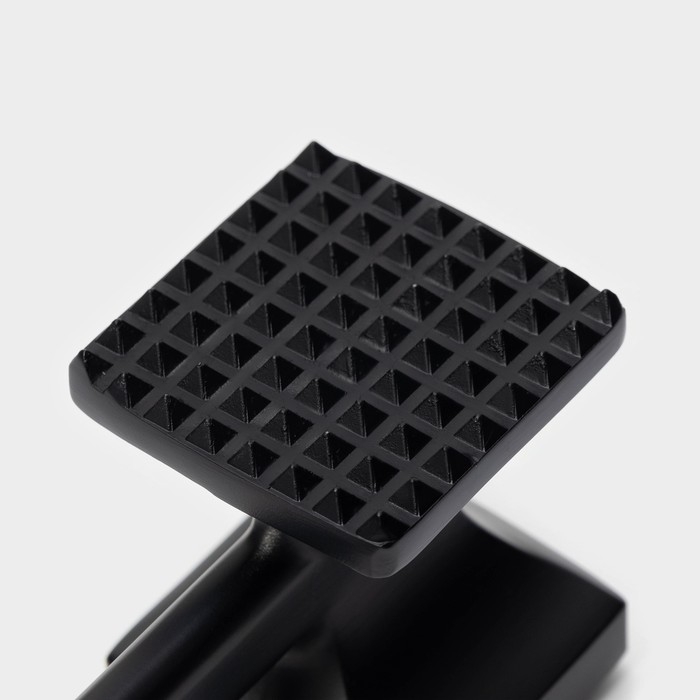 Молоток для мяса Доляна «Сарейп», 26 см, нержавеющая сталь, цвет чёрный Молоток для мяса Доляна «Сарейп», 26 см, нержавеющая сталь, цвет чёрный