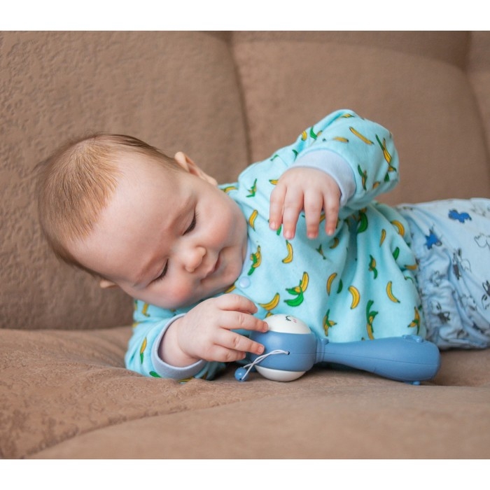 Погремушка &laquo;Барабанчик&raquo;, музыкальная, цвет МИКС, Крошка Я