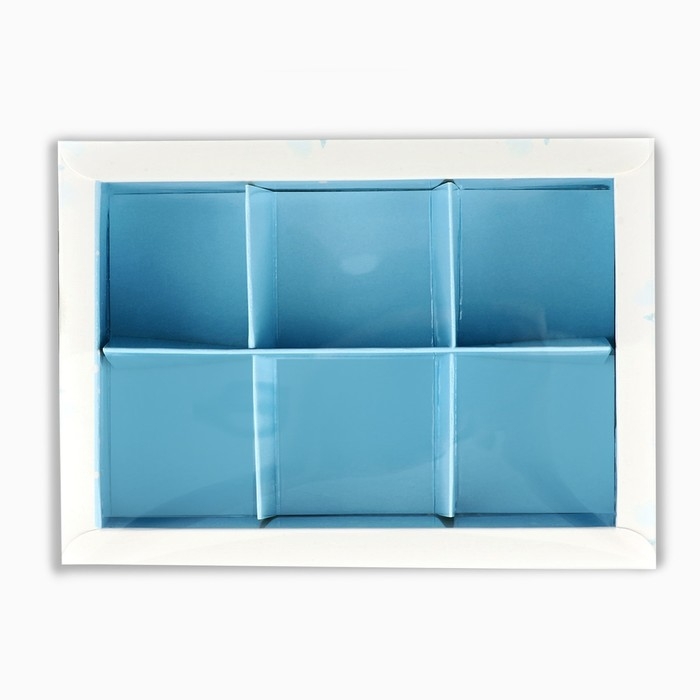 Коробка под 6 конфет с ячейками «Снежный городок», 10 х 14.5 х 3 см, Новый год Коробка под 6 конфет с ячейками «Снежный городок», 10 х 14.5 х 3 см, Новый год