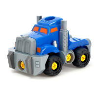 Конструктор-машина &laquo;Мега робот&raquo;, 3 в 1, со световым шуруповёртом, работает от батареек