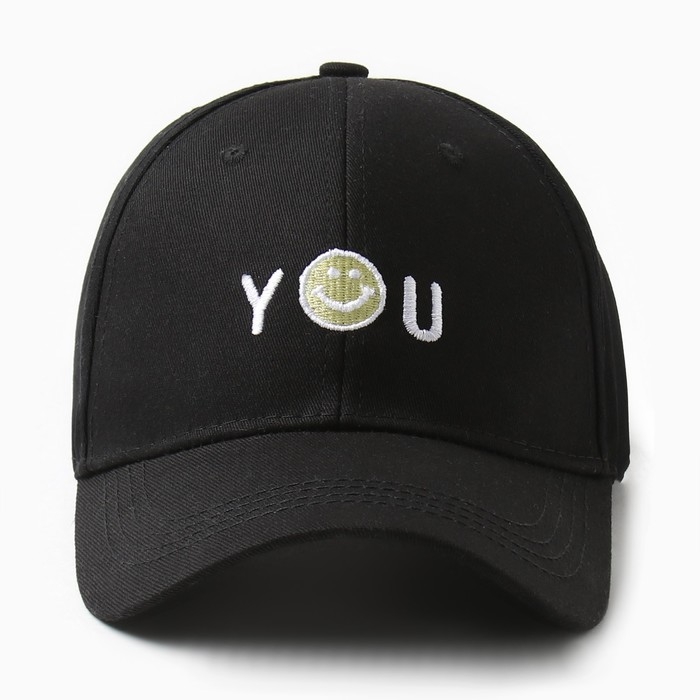 Кепка MINAKU Кепка MINAKU "YOU" цвет чёрный, размер 56-58
