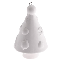 Новый год! Ёлочное украшение под раскраску &laquo;Елочка с гирляндой&raquo; с подвесом, кисть