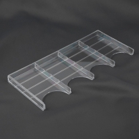 Органайзер-ванночка для бисера и страз, 4,8 × 9 см, 4 шт на подставке, цвет зелёный/прозрачный Органайзер-ванночка для бисера и страз, 4,8 × 9 см, 4 шт на подставке, цвет зелёный/прозрачный