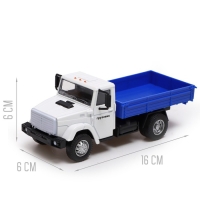 Грузовик металлический &laquo;ЗИЛ &laquo;Бортовой&raquo;, инерция, масштаб 1:43
