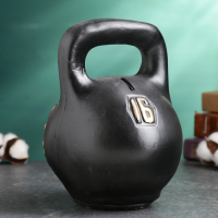 Копилка "Гиря стопудовый хит" 16х16х22см