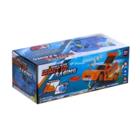 Машина «Тачка», работает от батареек, стреляет дисками, свет и звук, цвет синий Машина «Тачка», работает от батареек, стреляет дисками, свет и звук, цвет синий