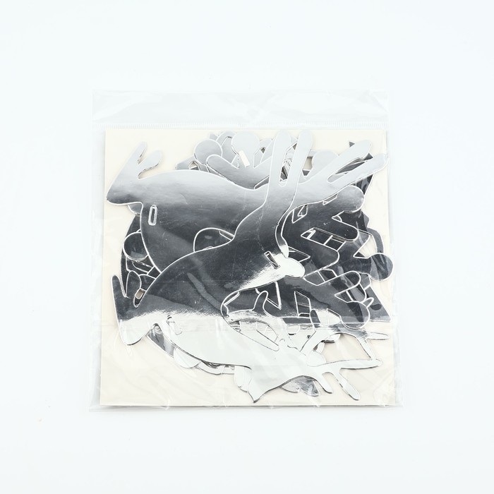 Гирлянда на ленте &laquo;Новогодняя&raquo;, на Новый год, серебро