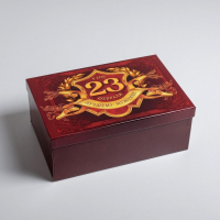 Набор коробок 6 в 1, упаковка подарочная, &laquo;С 23 февраля&raquo;, 20 х 12.5 х 7.5 ‒ 32.5 х 20 х 12.5 см