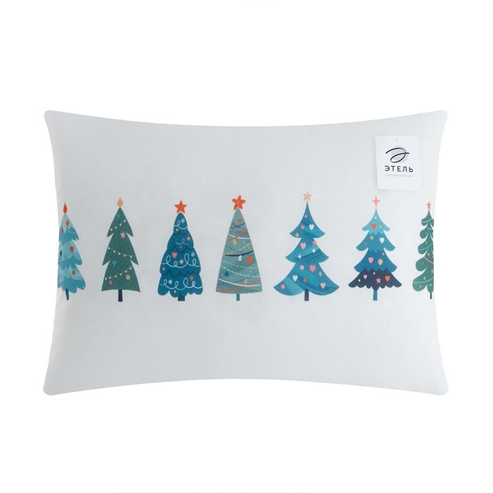 Подушка новогодняя Этель &laquo;Ёлочки&raquo; 60*40 см, 100% п/э